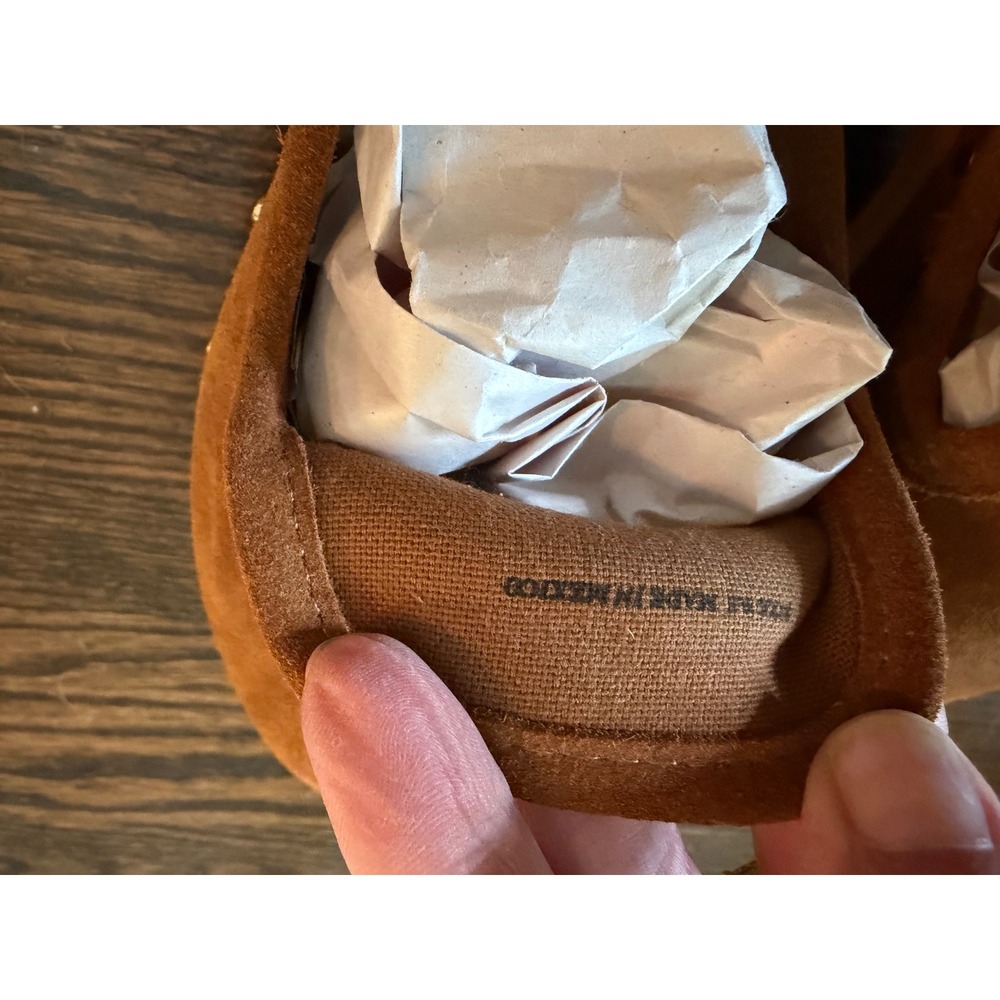 Dolce Vita Brown Suede Wooden Clogs Studded Mule Sandals Womens 9 - Picture 6 of 8